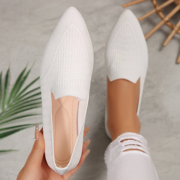 Dame Teksturerede Slipper Loafers Stilla