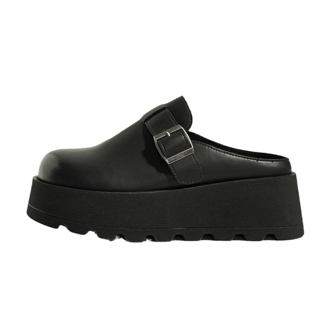 Femme Stilfulde Clog Slip-Ons med Justerbar Rem Stilla