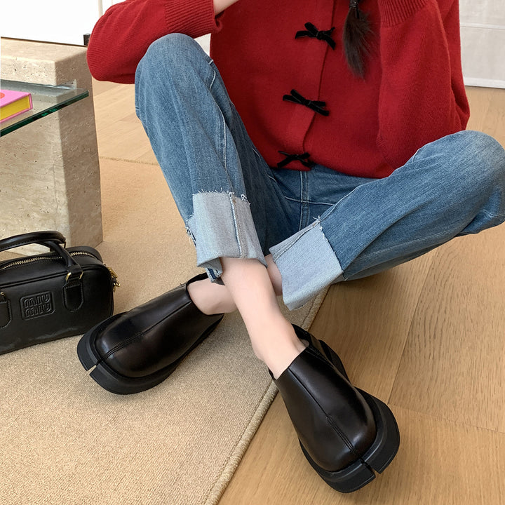 Femme Contemporary Slipper-Læder-Sneaker Stilla