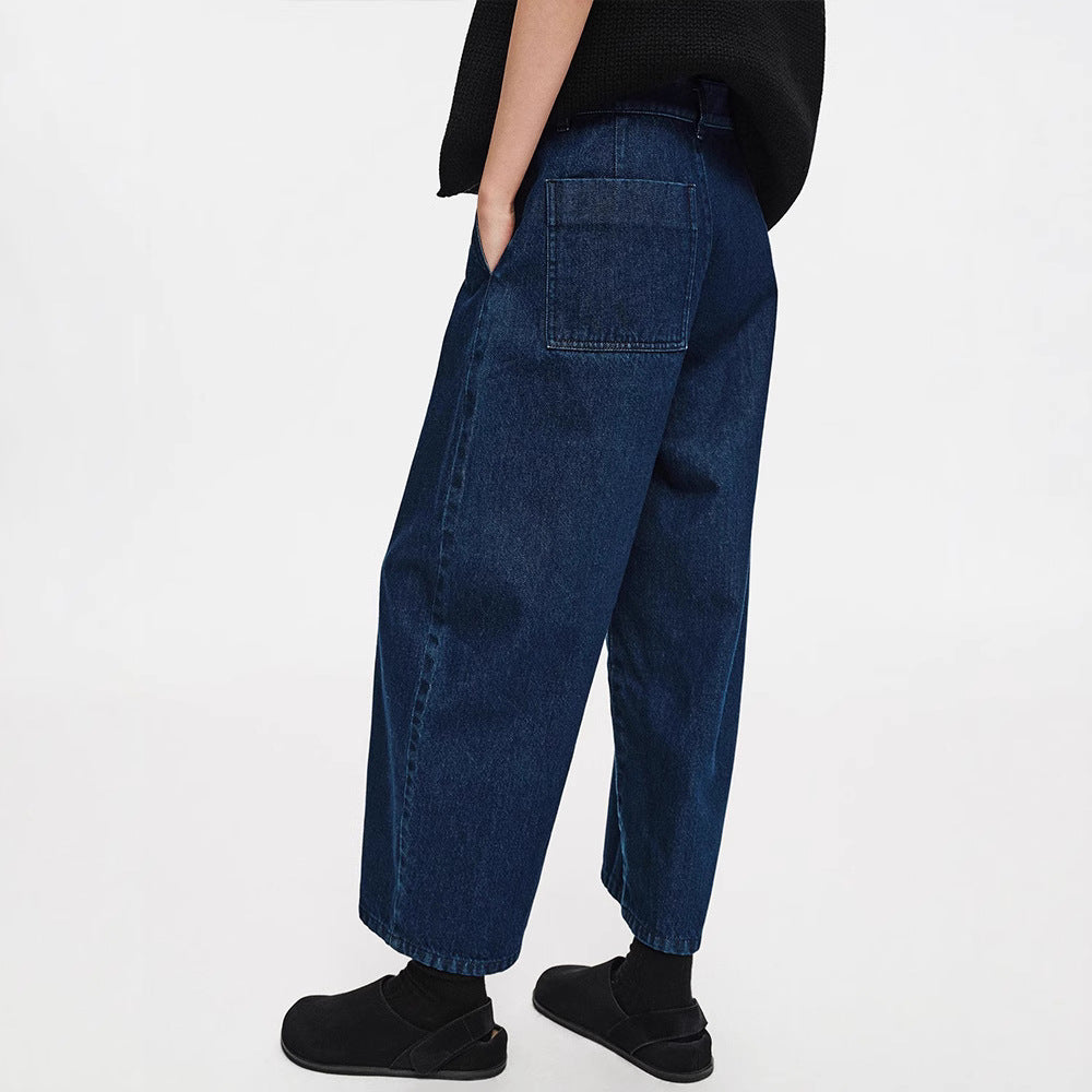 Kvinders brede jeans med høj talje Stilla