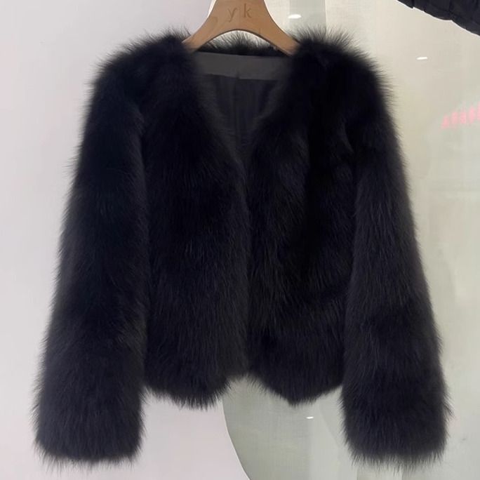 Kvinders elegante faux fur jakke Stilla