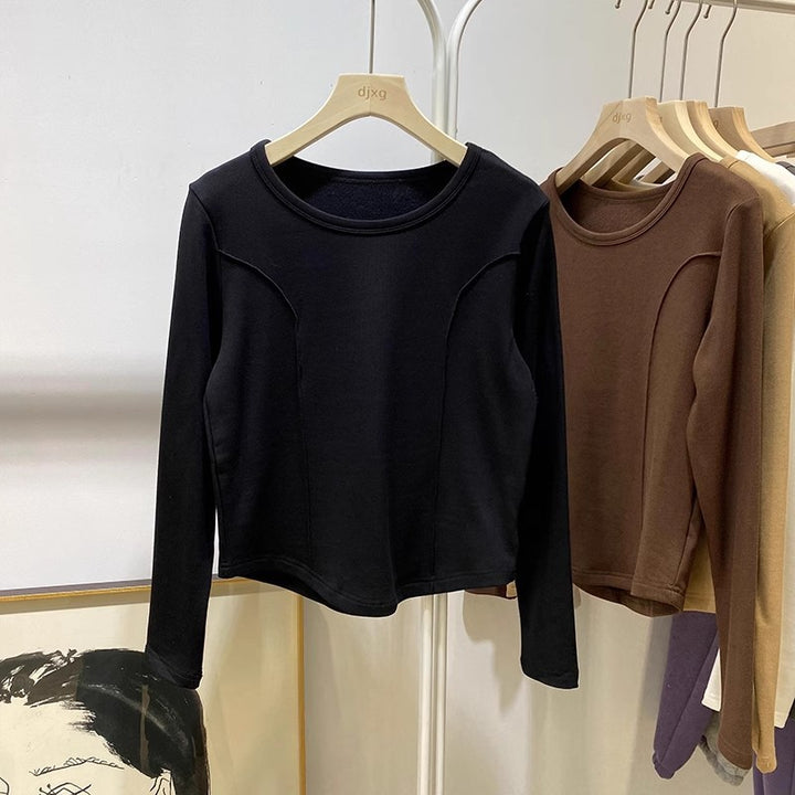 Femme Stilfuldt Langærmet Fit Top Stilla