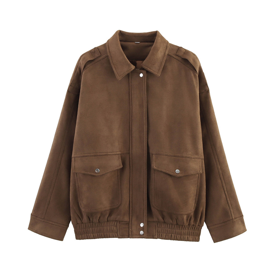Femme Suede Oversized Jakke Stilla