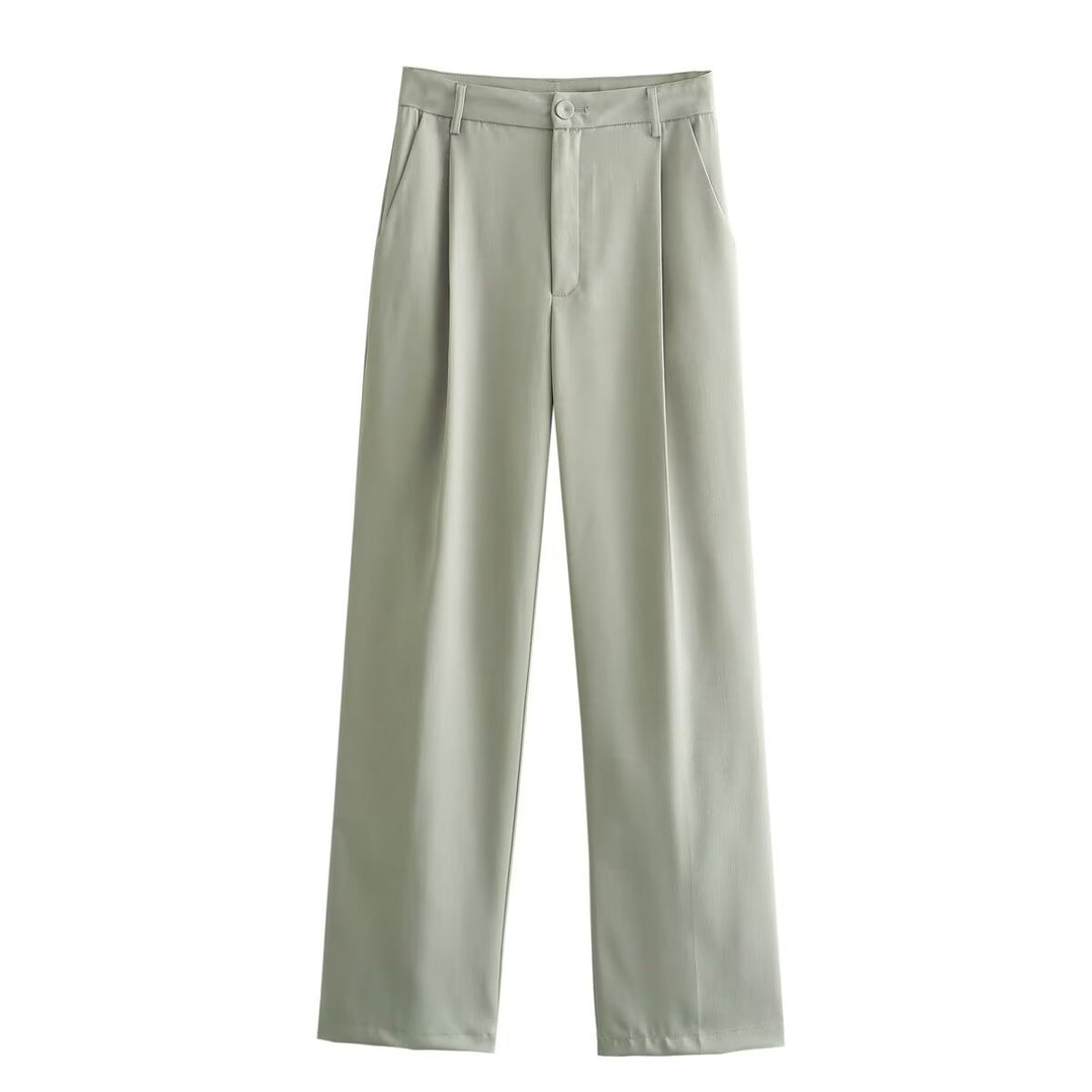 Femme Cropped Utility Jakke med Klap-lommer Stilla