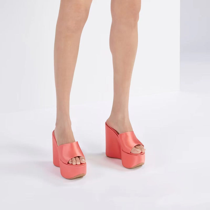 Femme Plattform Slide Muler Stilla