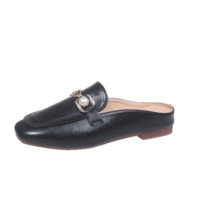 Femme Elegante Perle-belagte Slip-On Mules Stilla