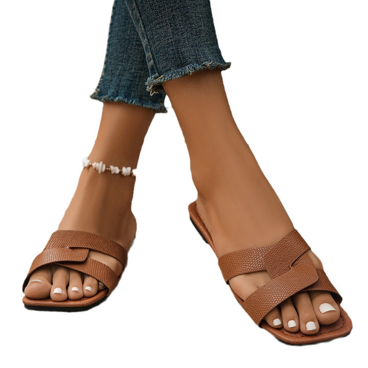 Dame krydsbånd-sandaler med skridsikker sål og ergonomisk design Stilla