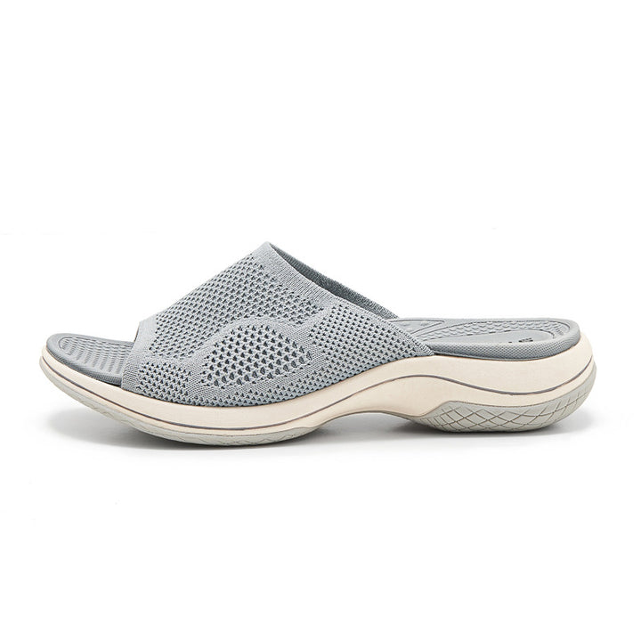 Dame Komfort-sandaler med åndbare netindsatser og polstret sål Stilla