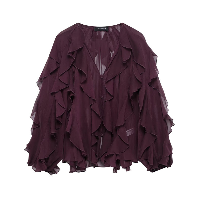 Stilla | Lagdelte-top design Niche lagdelt lang skjorte