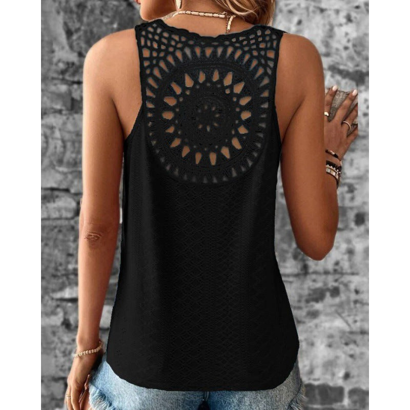 Femme Hæklet ryg Tanktop Stilla