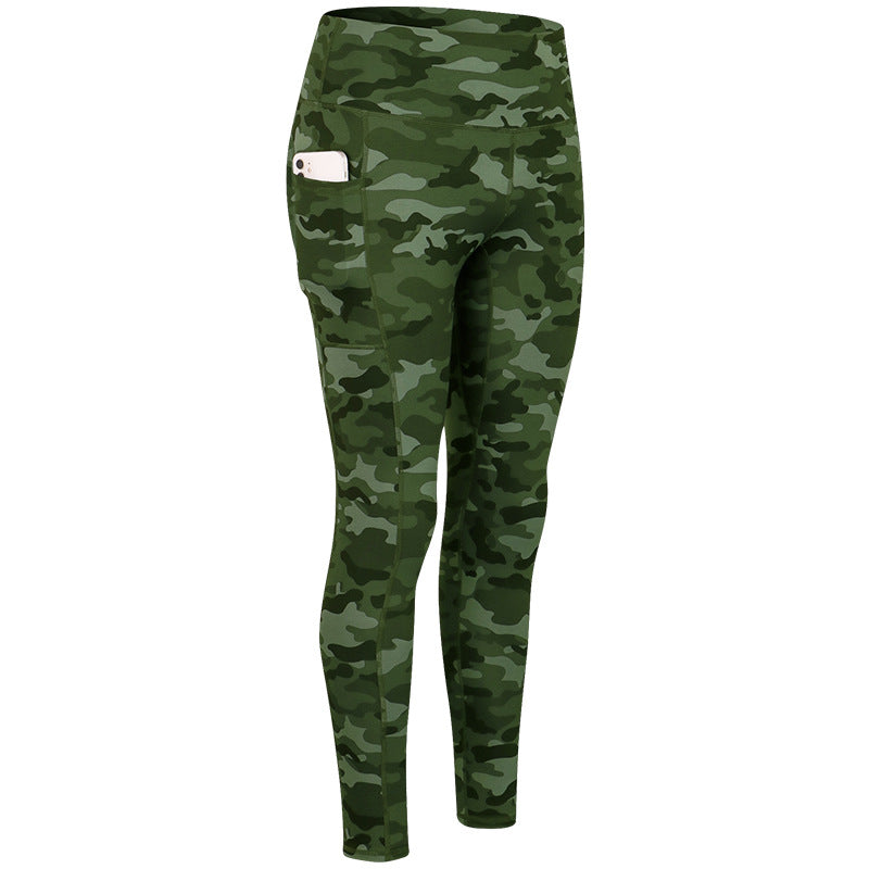 Dame Kvalitets Performance-Leggings med praktiske sidelommer og elastisk talje Stilla