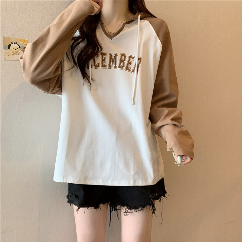 Femme Casual Hættetrøje Sweatshirt med Statement-Grafikker Stilla