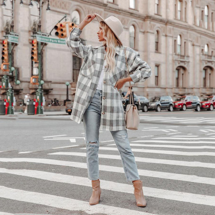 Dame Ternet Oversized-Skjorte Stilla