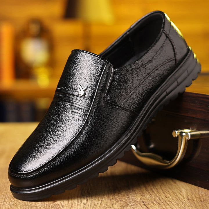 Herrer Casual Læder Slipper Stilla