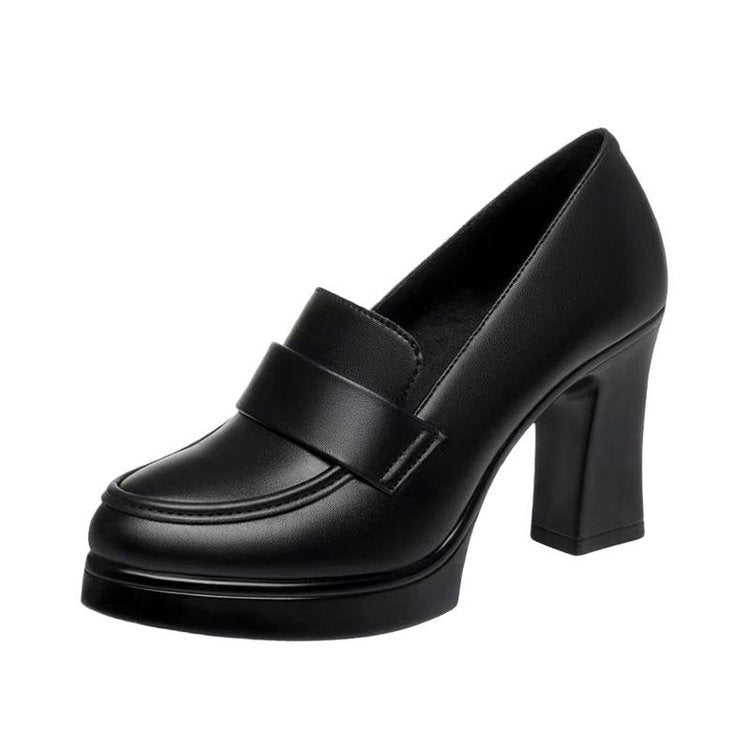 Damer elegante blokhæls-pumps med mode-rem Stilla