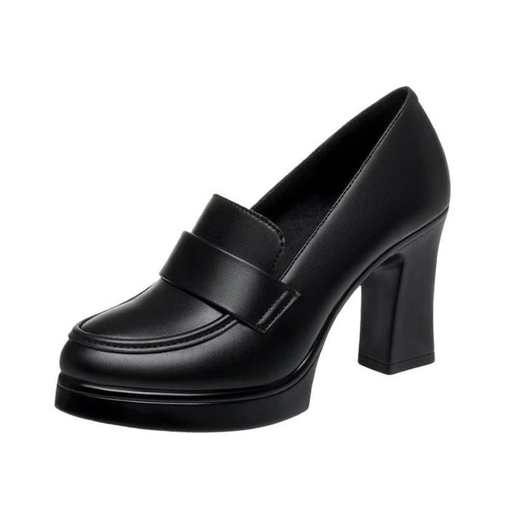 Damer elegante blokhæls-pumps med mode-rem Stilla