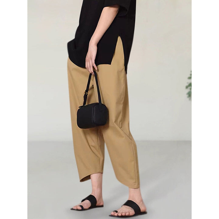 Dame luftig Culotte med asymmetrisk snit og elegant Pants-vare Stilla