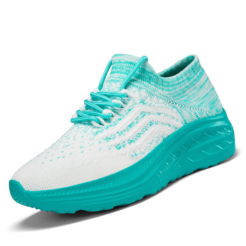 Herre Strik-Performance-Sneakers med Adaptive Fit Teknologi Stilla