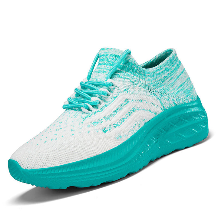 Herre Strik-Performance-Sneakers med Adaptive Fit Teknologi Stilla