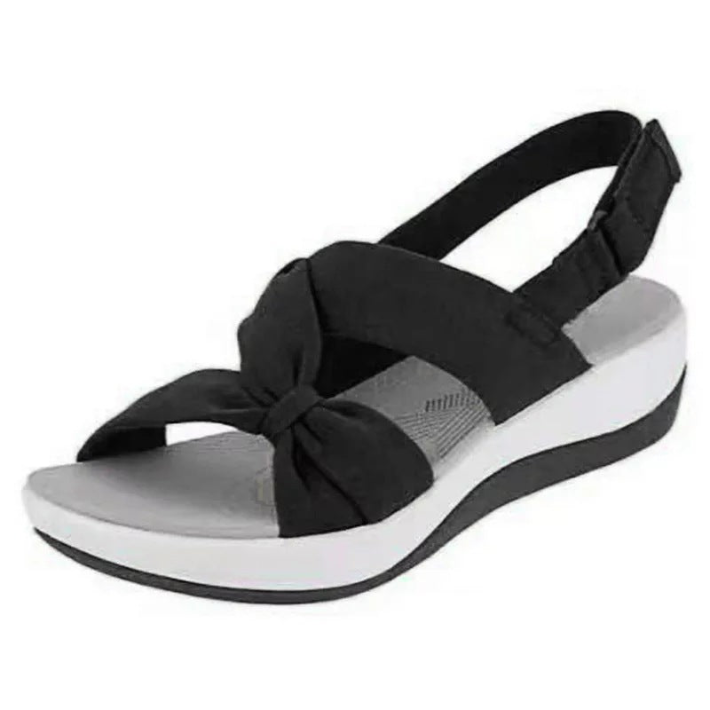 Dame Komfortable Sandaler med elegant knude-design Stilla