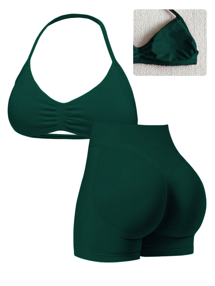 Dame Sporty Bikini med polstret top og høj talje Skovae