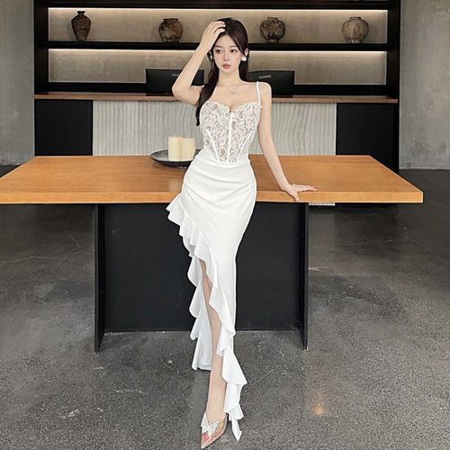 Stilla | Spids Design Bodycon Spaghetti Strop Kjole