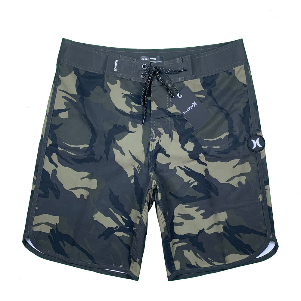 Herre cargo badeshorts med praktisk snørelukning og stilfuldt camouflage-design Stilla