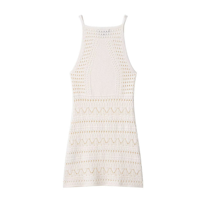 Femme Strukturstrik Slip-kjole Stilla