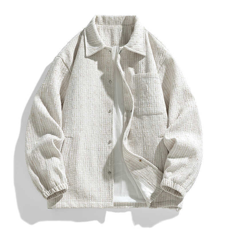 Femme Struktureret Casual Button-Up Jakke Stilla
