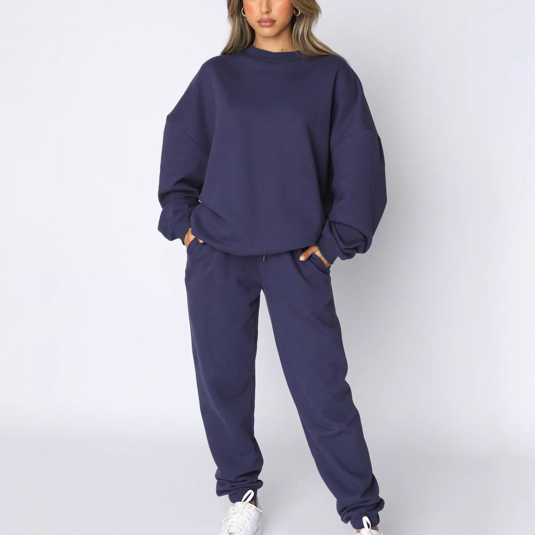 Stilla | Modevenlig Fritid Langærmet Sweatshirt Sæt