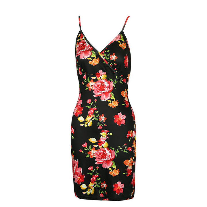 Dame Floral Wrap Kjole Skovae