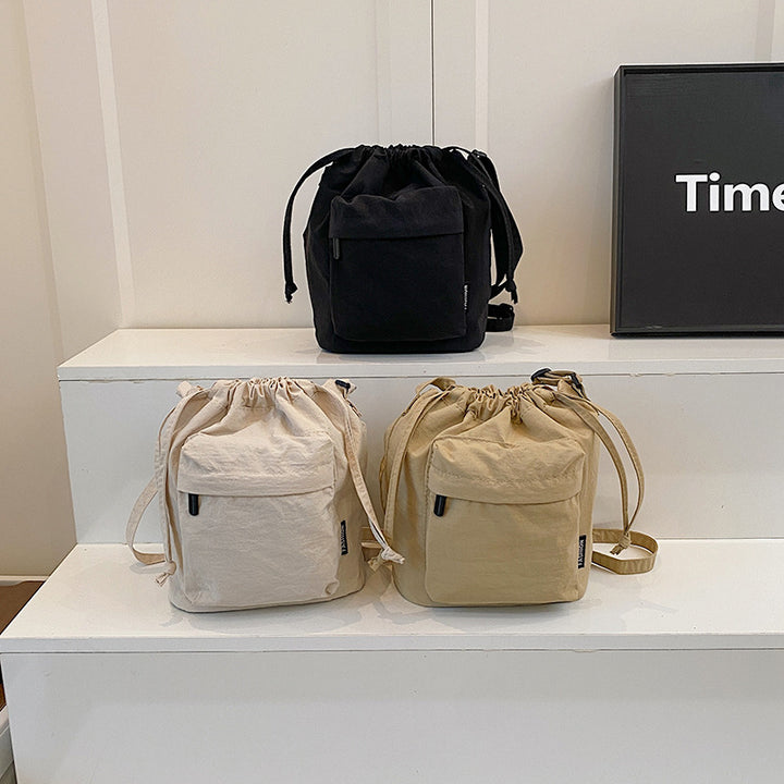 Femme Alsidig Snøre Tote Bag Stilla