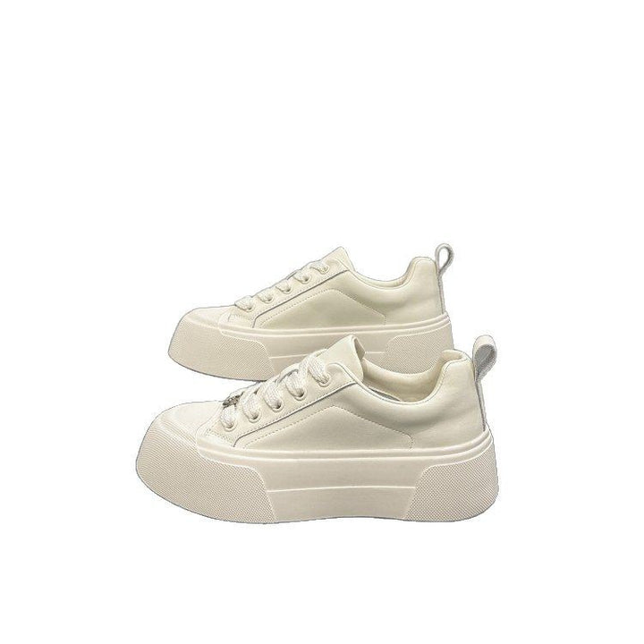 Dame mode sneakers med tyk plateau og høj kvalitet overfladestruktur Stilla