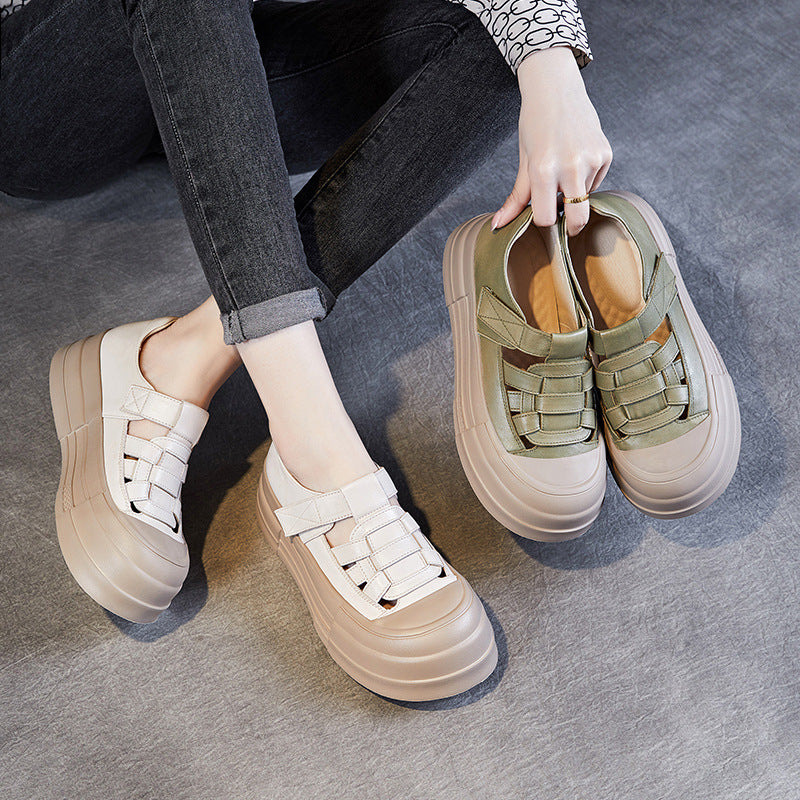 Dame Chunky Platform Slide Sneakers Stilla