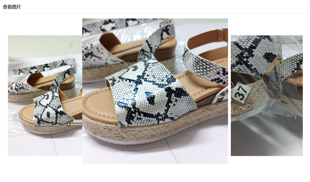 Dame espadriller med elegant hælbinding og kileformet sål Stilla
