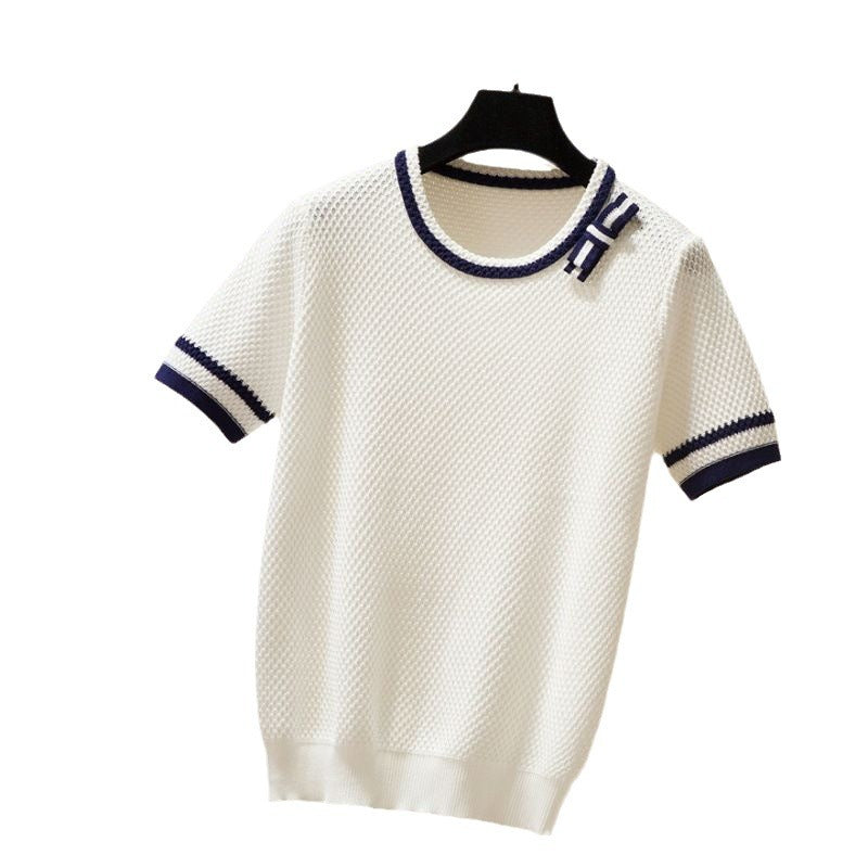 Dame net-T-shirt Stilla