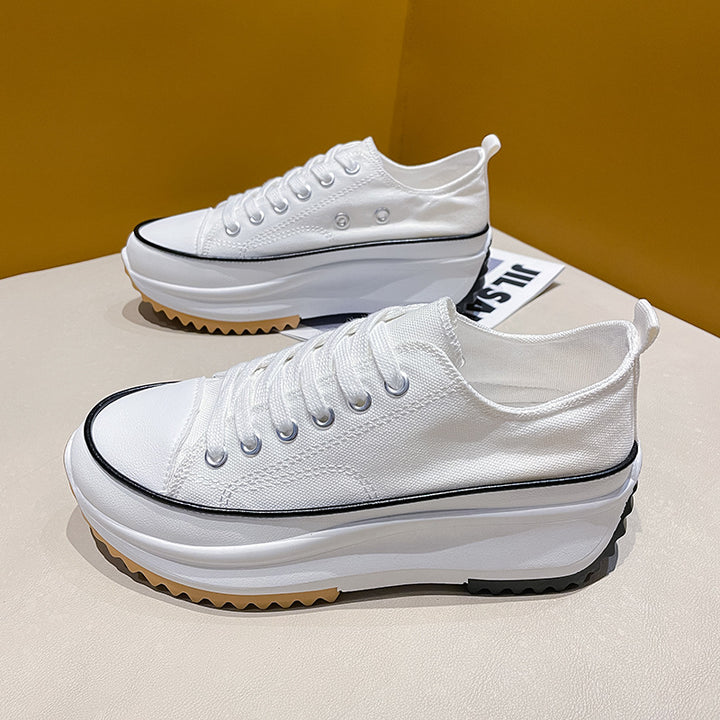 Dame Sneakers med dämpende plateau-sål og robust overdel Stilla