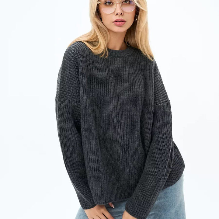 Dame Behagelig Strikpullover Stilla