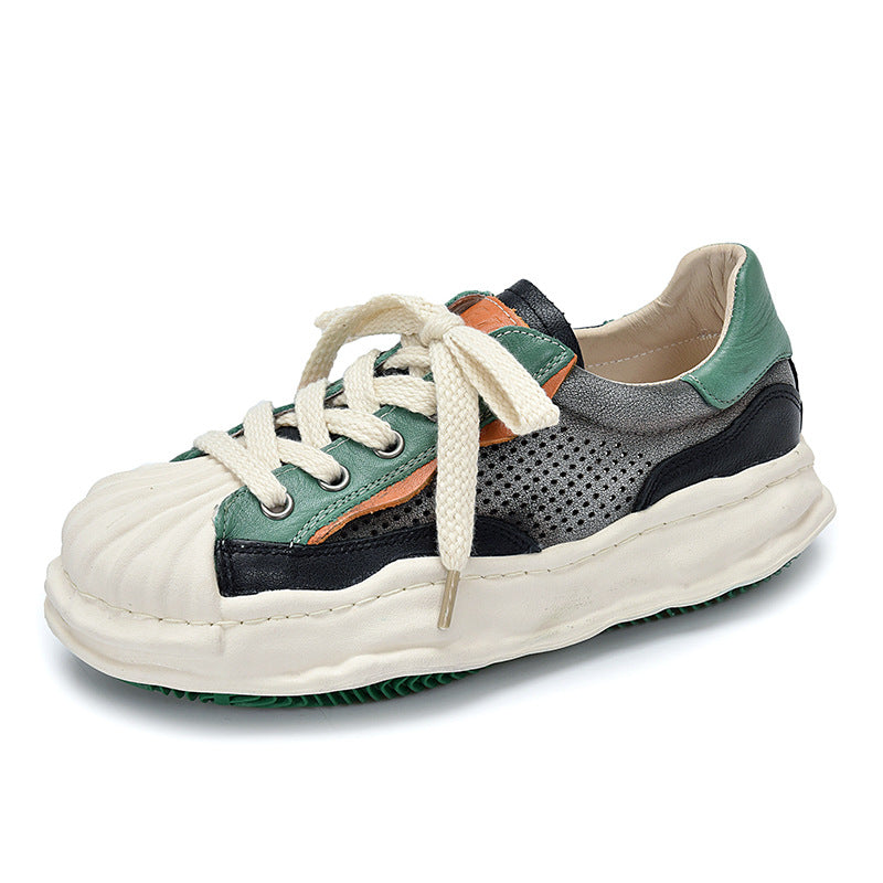 Dame modische sneakers med åndbart netoverflade og dæmpende sål Stilla