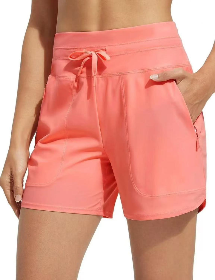 Kvinder High-Performance Active Shorts med justerbar talje Stilla