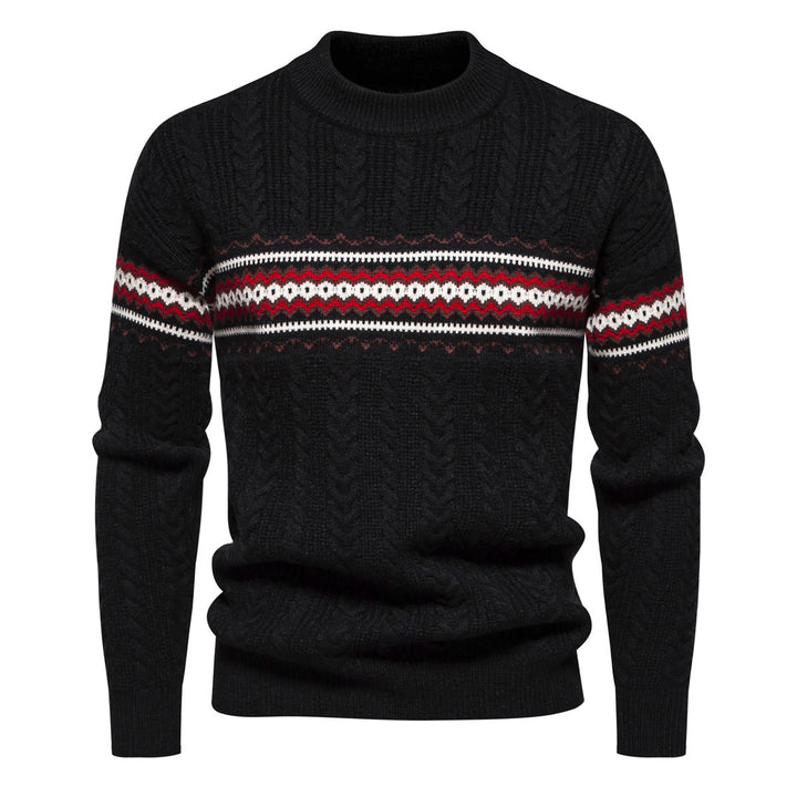 Herrer Kabelstrik Høj-Hals Pullover Stilla
