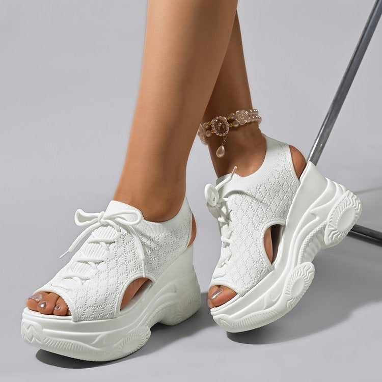 Dame High-Performance Sneakers med elastisk overdel og støddæmpende sål Stilla