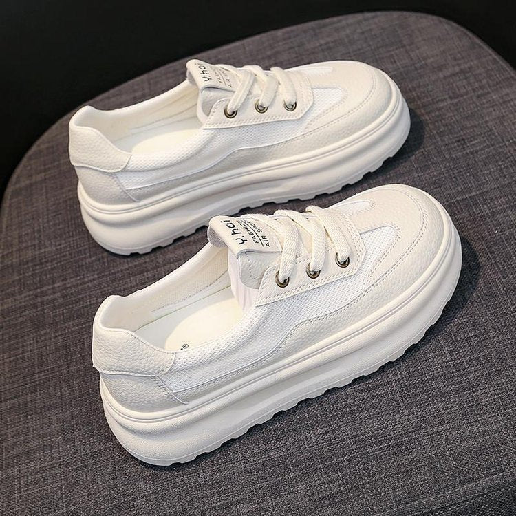 Dame behagelige plateau-sneakers lavet af åndbart materiale Stilla