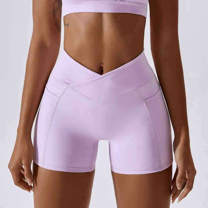 Stilla | Drying Nude Feel Yoga Shorts Hip Lifting Pocket Løbe Træningsshorts Til Kvinder