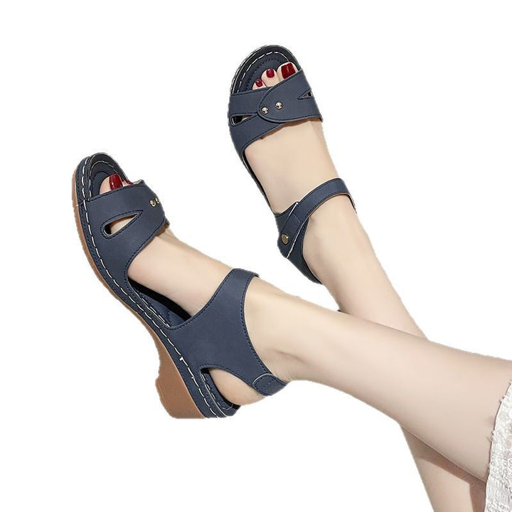 Dame Komfortable Slingback Sandaler med moderne spænde dekoration Stilla