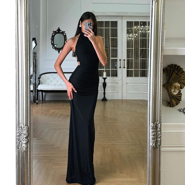 Dame Elegant Cut-Out Aftenkjole Stilla