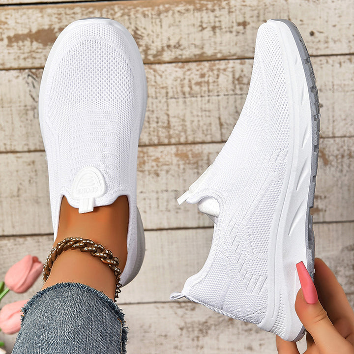 Femme Let Slip-On Sport Sneakers med åndbart strikket overmateriale Stilla