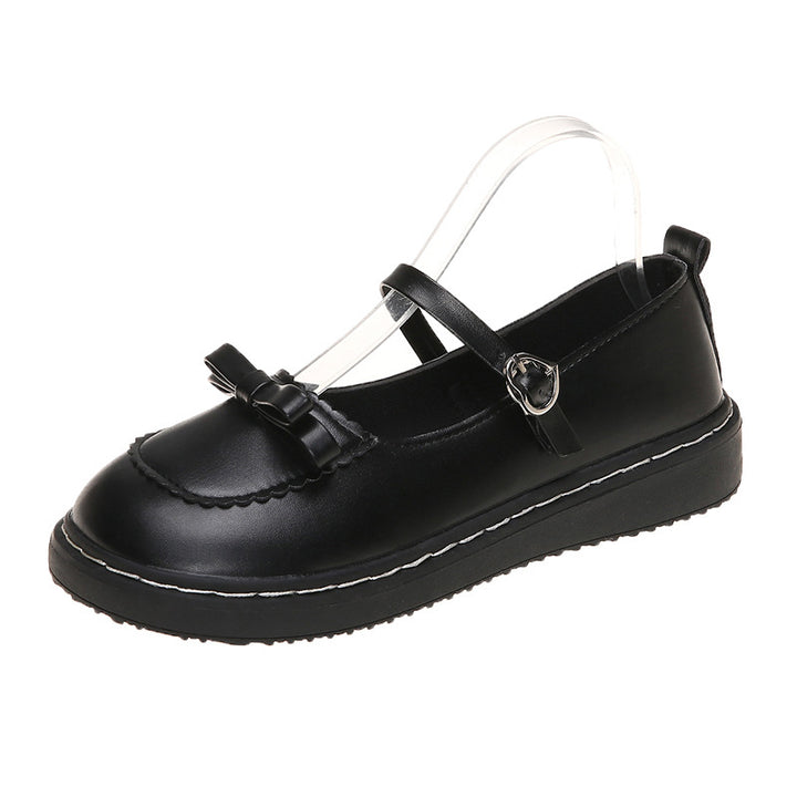 Dame Komfortable Ballerinas med justerbart remdesign og dekorativt sløjfe-detail Stilla