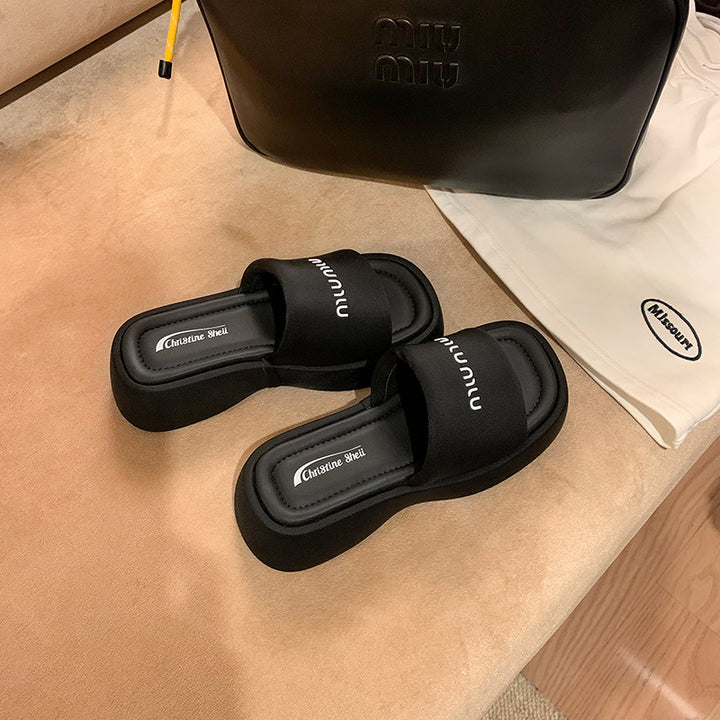 Dame Styliske Komfort Slide Sandaler Stilla
