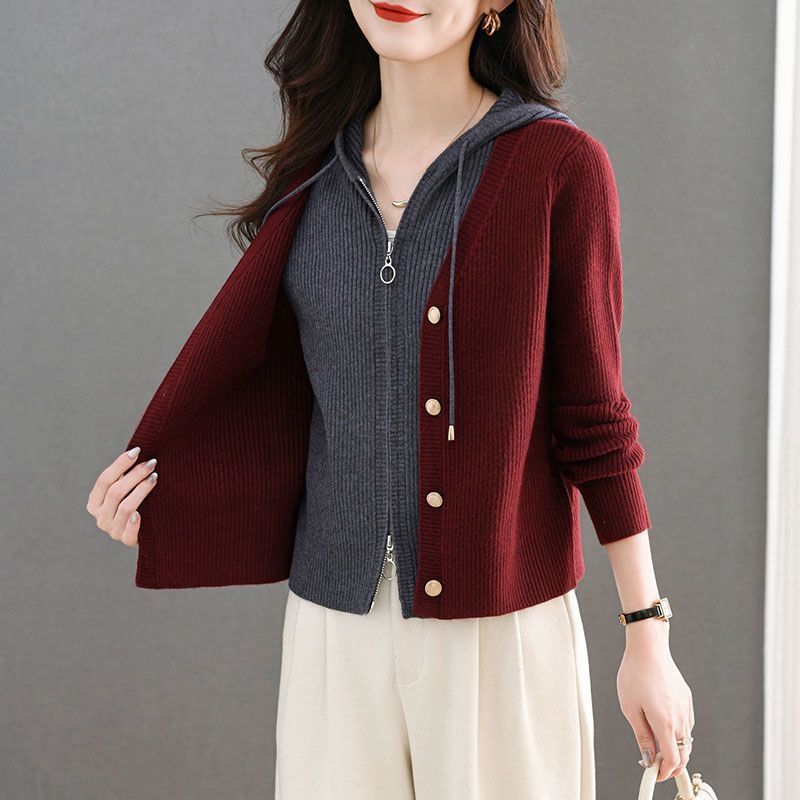 Kvinders cardigan med stilige knapdetaljer Stilla